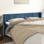 Cabecero de terciopelo azul oscuro 183x16x78/88 cm de vidaXL, Cabeceros y pies de cama - Ref: Foro24-3118832, Precio: 81,60 €...