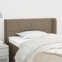 Cabecero de tela gris taupe 103x16x78/88 cm de vidaXL, Cabeceros y pies de cama - Ref: Foro24-3118762, Precio: 49,84 €, Descu...