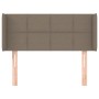 Cabecero de tela gris taupe 103x16x78/88 cm de vidaXL, Cabeceros y pies de cama - Ref: Foro24-3118762, Precio: 49,84 €, Descu...