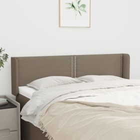 Cabecero de tela gris taupe 147x16x78/88 cm de vidaXL, Cabeceros y pies de cama - Ref: Foro24-3118630, Precio: 55,60 €, Descu...