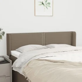 Kopfteil aus taupegrauem Stoff, 147 x 16 x 78/88 cm von vidaXL, Kopf- und Fußteile - Ref: Foro24-3118630, Preis: 54,21 €, Rab...