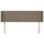 Cabecero de tela gris taupe 147x16x78/88 cm de vidaXL, Cabeceros y pies de cama - Ref: Foro24-3118630, Precio: 55,60 €, Descu...