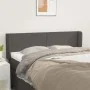 Cabecero de cuero sintético gris 147x16x78/88 cm de vidaXL, Cabeceros y pies de cama - Ref: Foro24-3118582, Precio: 61,33 €, ...