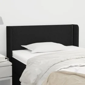 Kopfteil aus schwarzem Stoff, 103 x 16 x 78/88 cm von vidaXL, Kopf- und Fußteile - Ref: Foro24-3118620, Preis: 39,91 €, Rabat...