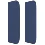 Cabecero de tela azul 147x16x78/88 cm de vidaXL, Cabeceros y pies de cama - Ref: Foro24-3118632, Precio: 54,17 €, Descuento: %