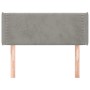 Cabecero de terciopelo gris claro 93x16x78/88 cm de vidaXL, Cabeceros y pies de cama - Ref: Foro24-3118664, Precio: 52,13 €, ...