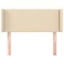 Cabecero de tela color crema 93x16x78/88 cm de vidaXL, Cabeceros y pies de cama - Ref: Foro24-3118615, Precio: 47,66 €, Descu...