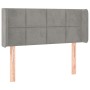 Cabecero de terciopelo gris claro 83x16x78/88 cm de vidaXL, Cabeceros y pies de cama - Ref: Foro24-3118798, Precio: 45,71 €, ...