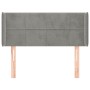Cabecero de terciopelo gris claro 83x16x78/88 cm de vidaXL, Cabeceros y pies de cama - Ref: Foro24-3118798, Precio: 45,71 €, ...