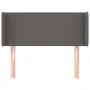 Gray synthetic leather headboard 93x16x78/88 cm by vidaXL, Headboards and footboards - Ref: Foro24-3118570, Price: 44,88 €, D...