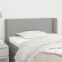 Light gray fabric headboard 93x16x78/88 cm by vidaXL, Headboards and footboards - Ref: Foro24-3118610, Price: 45,22 €, Discou...