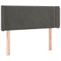 Cabecero de terciopelo gris oscuro 83x16x78/88 cm de vidaXL, Cabeceros y pies de cama - Ref: Foro24-3118659, Precio: 42,18 €,...