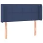 Blue fabric headboard 83x16x78/88 cm by vidaXL, Headboards and footboards - Ref: Foro24-3118748, Price: 38,49 €, Discount: %