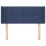 Blue fabric headboard 83x16x78/88 cm by vidaXL, Headboards and footboards - Ref: Foro24-3118748, Price: 38,49 €, Discount: %