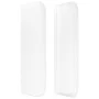 Cabecero de cuero sintético blanco 147x16x78/88 cm de vidaXL, Cabeceros y pies de cama - Ref: Foro24-3118579, Precio: 90,24 €...