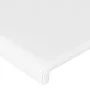 Cabecero de cuero sintético blanco 147x16x78/88 cm de vidaXL, Cabeceros y pies de cama - Ref: Foro24-3118579, Precio: 90,24 €...