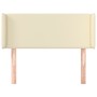 Cabecero de cuero sintético color crema 103x16x78/88 cm de vidaXL, Cabeceros y pies de cama - Ref: Foro24-3118714, Precio: 41...