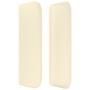 Cabecero de cuero sintético color crema 103x16x78/88 cm de vidaXL, Cabeceros y pies de cama - Ref: Foro24-3118714, Precio: 41...