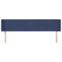 Blue fabric headboard 183x16x78/88 cm by vidaXL, Headboards and footboards - Ref: Foro24-3118788, Price: 64,66 €, Discount: %
