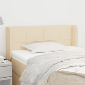 Cabecero de tela color crema 103x16x78/88 cm de vidaXL, Cabeceros y pies de cama - Ref: Foro24-3118763, Precio: 48,50 €, Desc...
