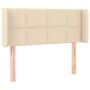 Cabecero de tela color crema 103x16x78/88 cm de vidaXL, Cabeceros y pies de cama - Ref: Foro24-3118763, Precio: 48,50 €, Desc...