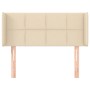 Cabecero de tela color crema 103x16x78/88 cm de vidaXL, Cabeceros y pies de cama - Ref: Foro24-3118763, Precio: 48,50 €, Desc...