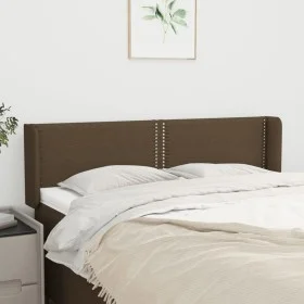 Cabecero de tela gris oscuro 147x16x78/88 cm de vidaXL, Cabeceros y pies de cama - Ref: Foro24-3118629, Precio: 54,75 €, Desc...