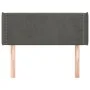 Dark gray velvet headboard 93x16x78/88 cm by vidaXL, Headboards and footboards - Ref: Foro24-3118665, Price: 45,51 €, Discoun...