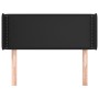 Cabecero de cuero sintético negro 83x16x78/88 cm de vidaXL, Cabeceros y pies de cama - Ref: Foro24-3118700, Precio: 39,42 €, ...