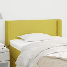 Green fabric headboard 103x16x78/88 cm by vidaXL, Headboards and footboards - Ref: Foro24-3118625, Price: 40,38 €, Discount: %