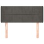 Cabecero de terciopelo gris oscuro 83x16x78/88 cm de vidaXL, Cabeceros y pies de cama - Ref: Foro24-3118799, Precio: 45,73 €,...