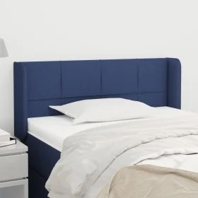 Kopfteil aus blauem Stoff, 103 x 16 x 78/88 cm von vidaXL, Kopf- und Fußteile - Ref: Foro24-3118764, Preis: 48,59 €, Rabatt: %