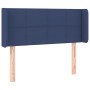 Cabecero de tela azul 103x16x78/88 cm de vidaXL, Cabeceros y pies de cama - Ref: Foro24-3118764, Precio: 49,82 €, Descuento: %