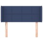 Cabecero de tela azul 103x16x78/88 cm de vidaXL, Cabeceros y pies de cama - Ref: Foro24-3118764, Precio: 49,82 €, Descuento: %