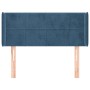 Cabecero de terciopelo azul oscuro 103x16x78/88 cm de vidaXL, Cabeceros y pies de cama - Ref: Foro24-3118814, Precio: 61,98 €...