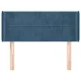 Cabecero de terciopelo azul oscuro 103x16x78/88 cm de vidaXL, Cabeceros y pies de cama - Ref: Foro24-3118814, Precio: 60,12 €...