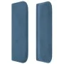 Cabecero de terciopelo azul oscuro 103x16x78/88 cm de vidaXL, Cabeceros y pies de cama - Ref: Foro24-3118814, Precio: 60,12 €...