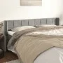 Light gray velvet headboard 203x16x78/88 cm by vidaXL, Headboards and footboards - Ref: Foro24-3118834, Price: 64,54 €, Disco...