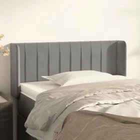 Light gray velvet headboard 93x16x78/88 cm by vidaXL, Headboards and footboards - Ref: Foro24-3119042, Price: 54,12 €, Discou...