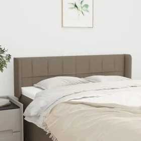 Kopfteil aus taupegrauem Stoff, 147 x 16 x 78/88 cm von vidaXL, Kopf- und Fußteile - Ref: Foro24-3118770, Preis: 59,92 €, Rab...