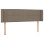 Taupe gray fabric headboard 147x16x78/88 cm by vidaXL, Headboards and footboards - Ref: Foro24-3118770, Price: 59,92 €, Disco...