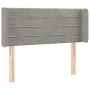Cabecero de terciopelo gris claro 83x16x78/88 cm de vidaXL, Cabeceros y pies de cama - Ref: Foro24-3118938, Precio: 44,46 €, ...