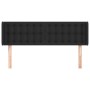 Cabecero de cuero sintético negro 147x16x78/88 cm de vidaXL, Cabeceros y pies de cama - Ref: Foro24-3118858, Precio: 69,43 €,...