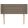 Kopfteil aus taupegrauem Stoff, 93 x 16 x 78/88 cm von vidaXL, Kopf- und Fußteile - Ref: Foro24-3118894, Preis: 47,84 €, Raba...