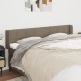 Cabecero de tela gris taupe 163x16x78/88 cm de vidaXL, Cabeceros y pies de cama - Ref: Foro24-3118778, Precio: 59,93 €, Descu...