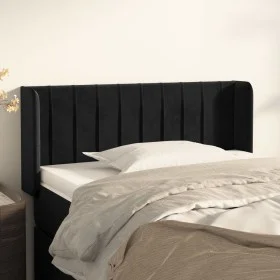 Cabecero de terciopelo negro 83x16x78/88 cm de vidaXL, Cabeceros y pies de cama - Ref: Foro24-3119038, Precio: 43,25 €, Descu...