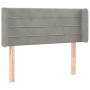 Cabecero de terciopelo gris claro 93x16x78/88 cm de vidaXL, Cabeceros y pies de cama - Ref: Foro24-3118944, Precio: 45,88 €, ...