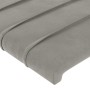 Cabecero de terciopelo gris claro 93x16x78/88 cm de vidaXL, Cabeceros y pies de cama - Ref: Foro24-3118944, Precio: 45,88 €, ...