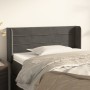 Cabecero de terciopelo gris oscuro 83x16x78/88 cm de vidaXL, Cabeceros y pies de cama - Ref: Foro24-3118939, Precio: 43,08 €,...