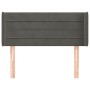 Cabecero de terciopelo gris oscuro 83x16x78/88 cm de vidaXL, Cabeceros y pies de cama - Ref: Foro24-3118939, Precio: 43,08 €,...